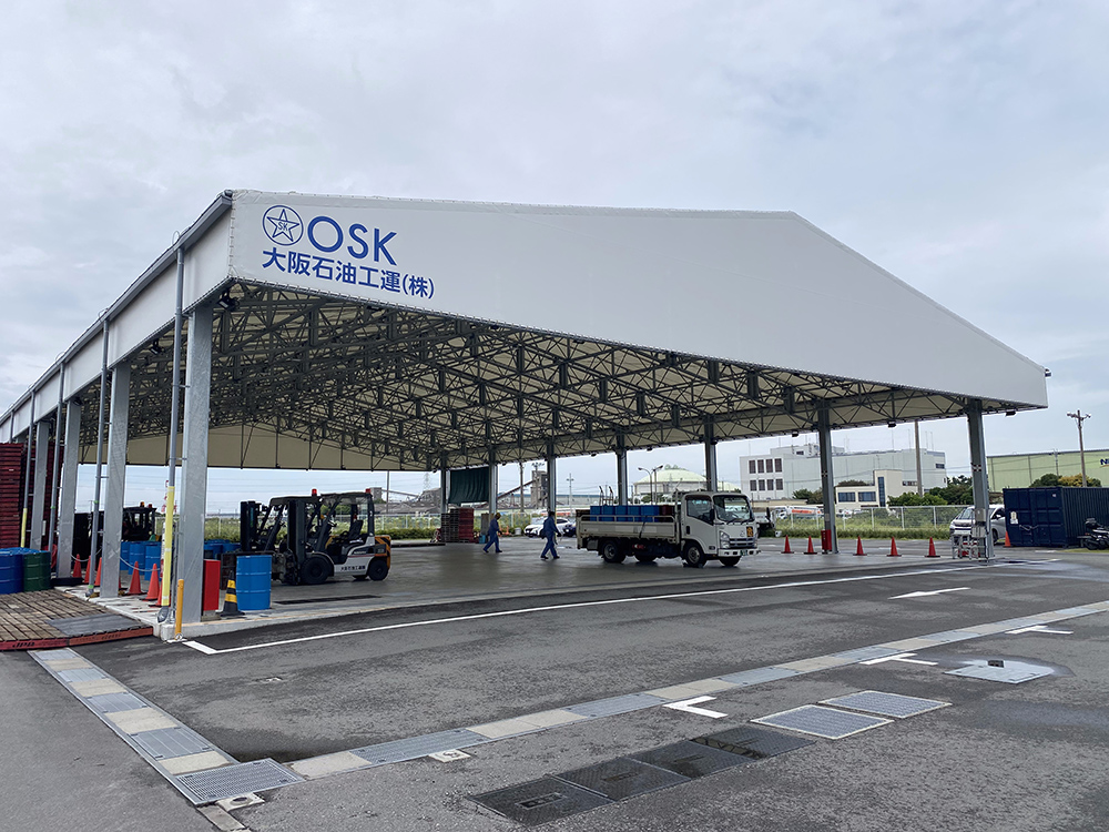 荷捌き場 - はや蔵 | テント倉庫建築専門店